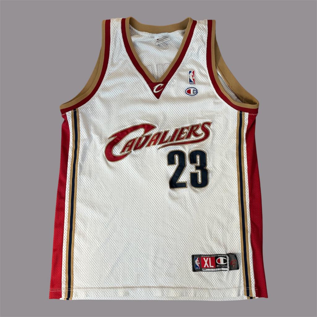 Lebron James rookie vintage NBA Swingman jersey maat L XL, Ophalen of Verzenden, Kleding
