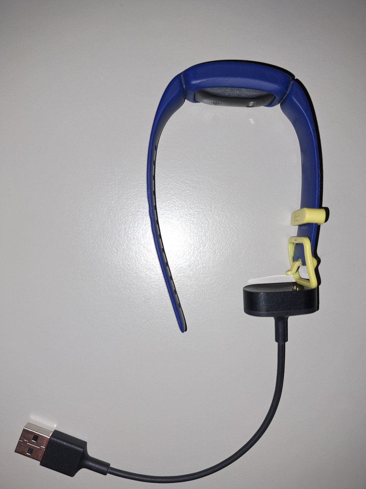 Fitbit activity tracker met oplader - Blauw, Blauw, Ophalen of Verzenden, Zo goed als nieuw, Fitbit