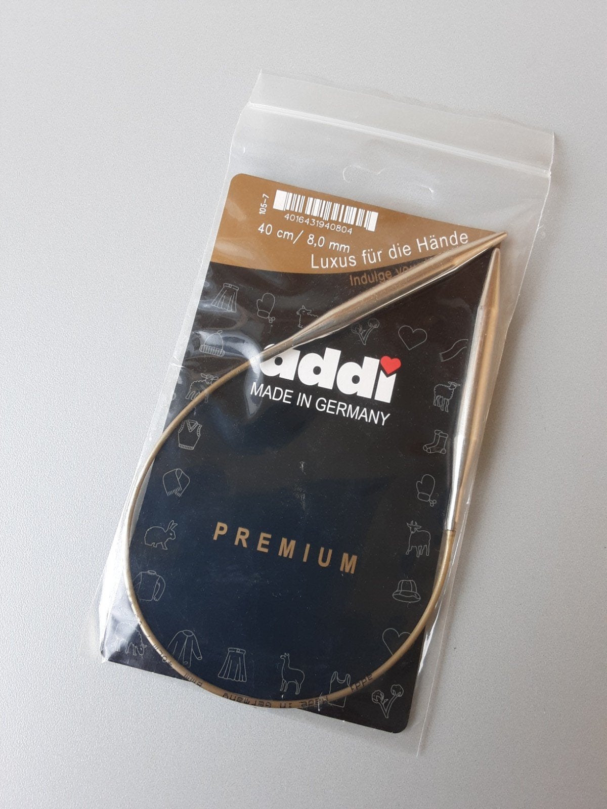 Addi premium rondbreinaald 8 mm, Ophalen of Verzenden, Nieuw, Haken, Wol of Garen