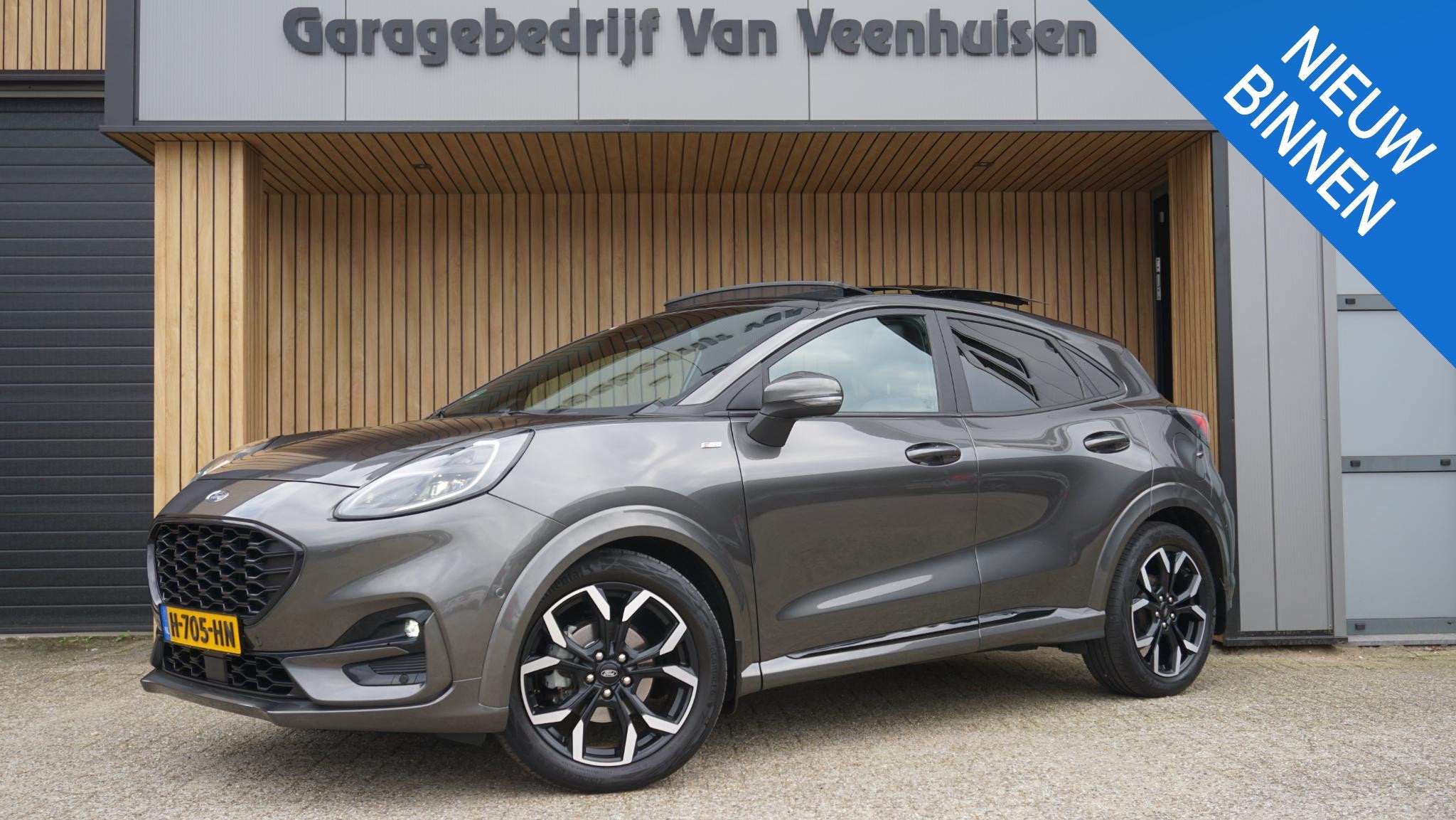 Ford Puma 1.0 EcoBoost 125pk Hybrid ST-Line X First Edition, Auto's, Voorwielaandrijving, 125 pk, Euro 6, Leder en Stof