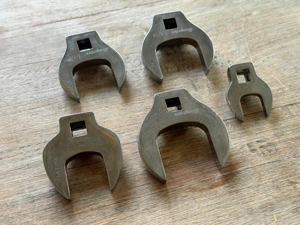 Snap On crowfoot sleutels 3/8”, Auto diversen, Autogereedschap, Ophalen of Verzenden, Zo goed als nieuw