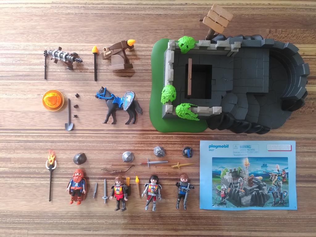 Playmobil Vestiging van de Drakenridders – 6627, Kinderen en Baby's, Speelgoed | Playmobil, Ophalen of Verzenden, Zo goed als nieuw