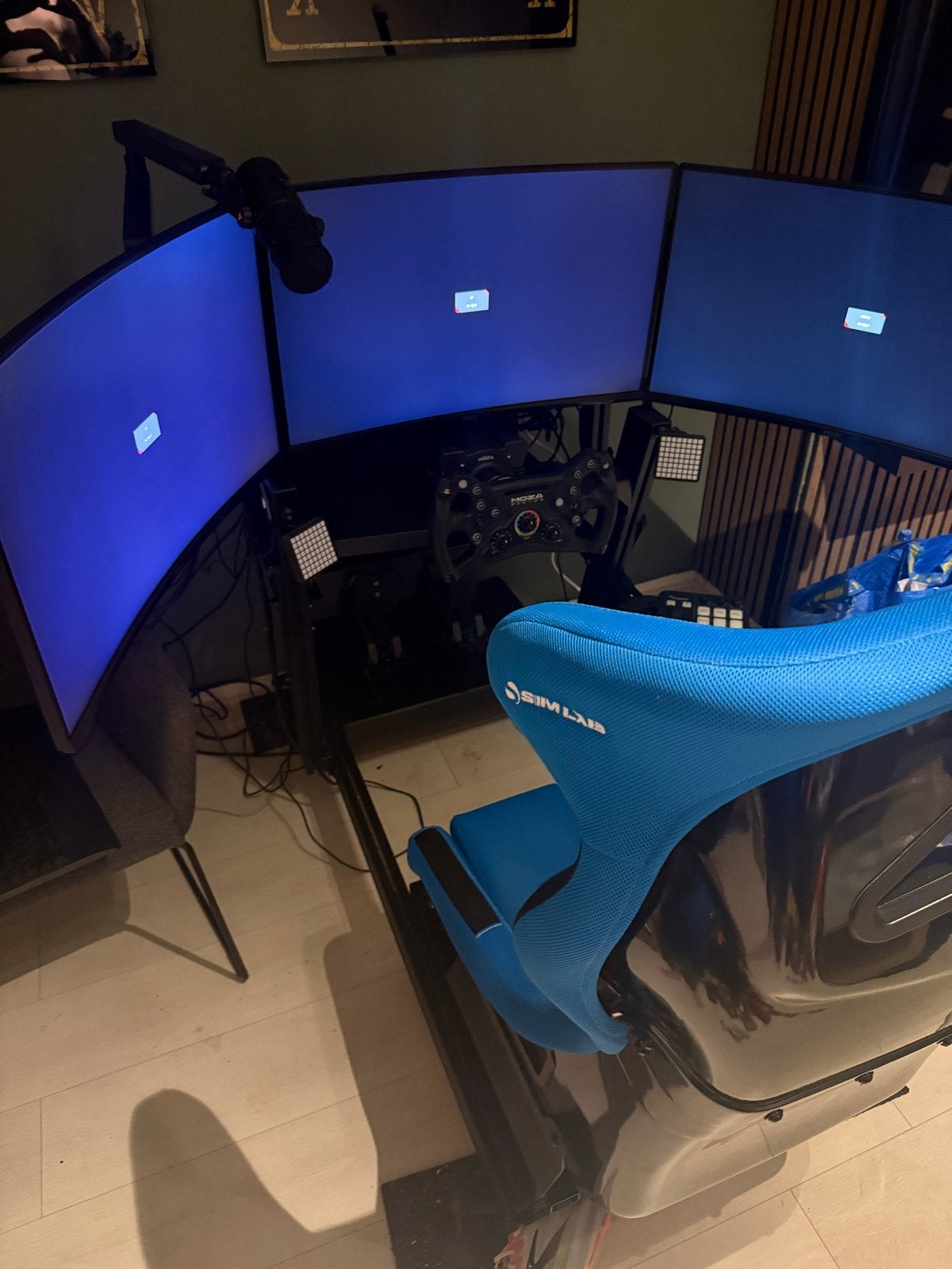 Complete Sim Racing Setup - Sim Lab Rig, Triple Monitors, Ophalen, Overige merken, Zo goed als nieuw