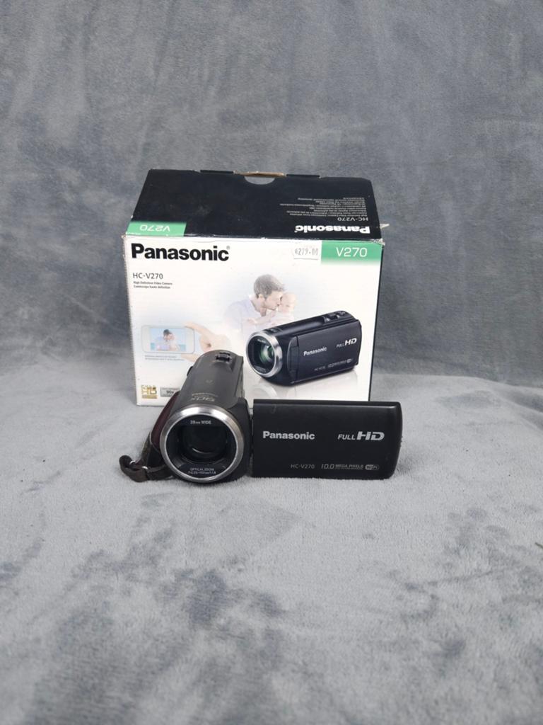 Panasonic Camcorder HC V270 Full HD 10MP 90x Zoom Video, Full HD, Panasonic, ., 20x of meer