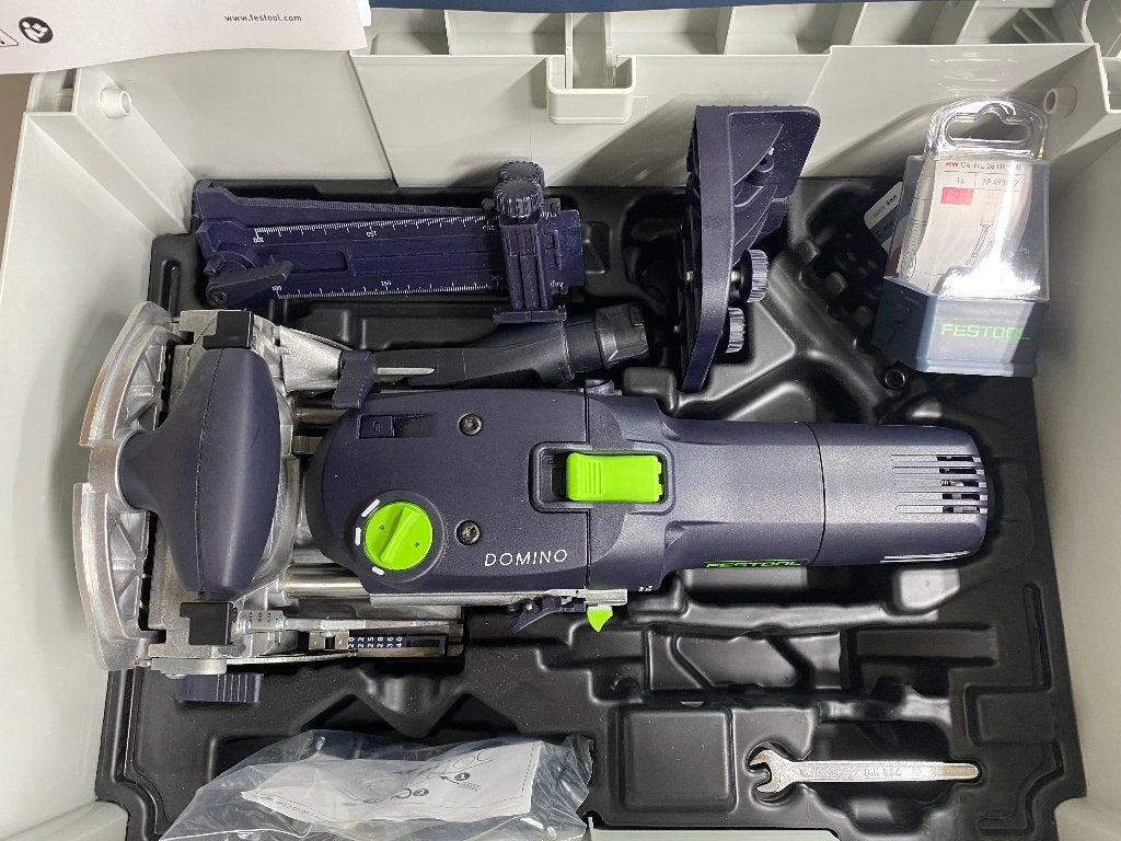Festool domino DF500, Doe-het-zelf en Verbouw, Ophalen, Zo goed als nieuw, Bovenfrees, Festool