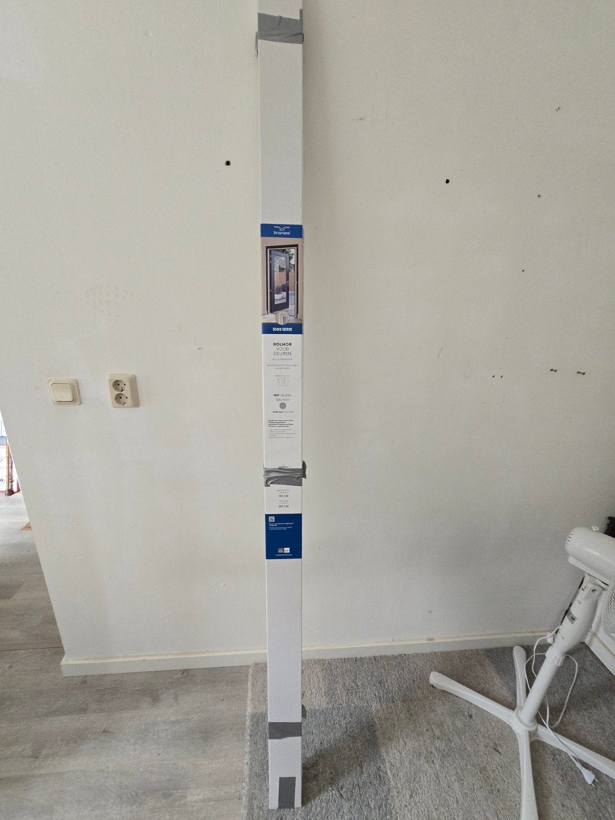 Bruynzeel Rolhordeur S500 Serie Wit (RAL 9010), Ophalen, 80 tot 100 cm, Hordeur, Nieuw