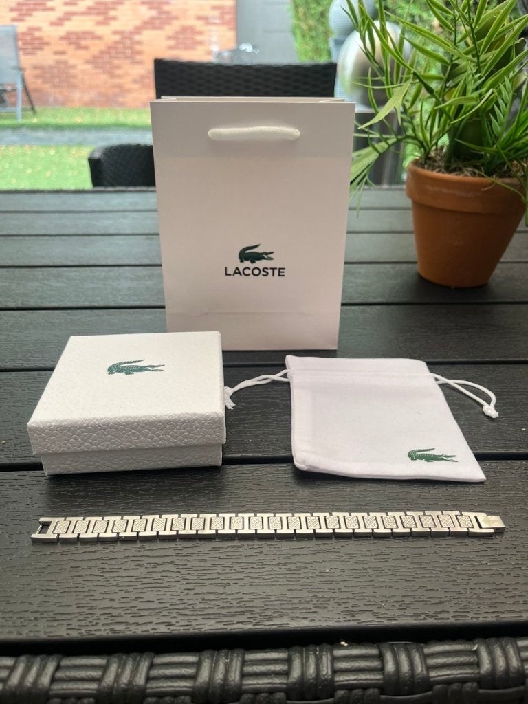 Lacoste Armband, Ophalen of Verzenden, Nieuw, Zilver, Staal