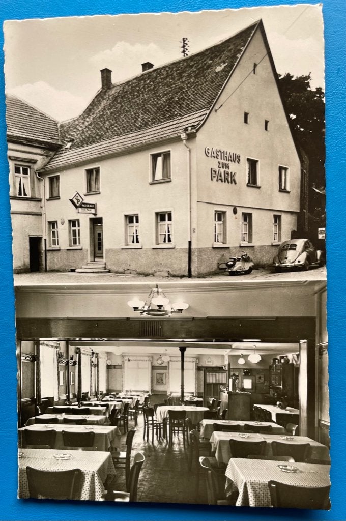 ansichtkaart v. Volkswagen Kever , Split Window of Brilletje, Verzenden, 1940 tot 1960, Voertuig
