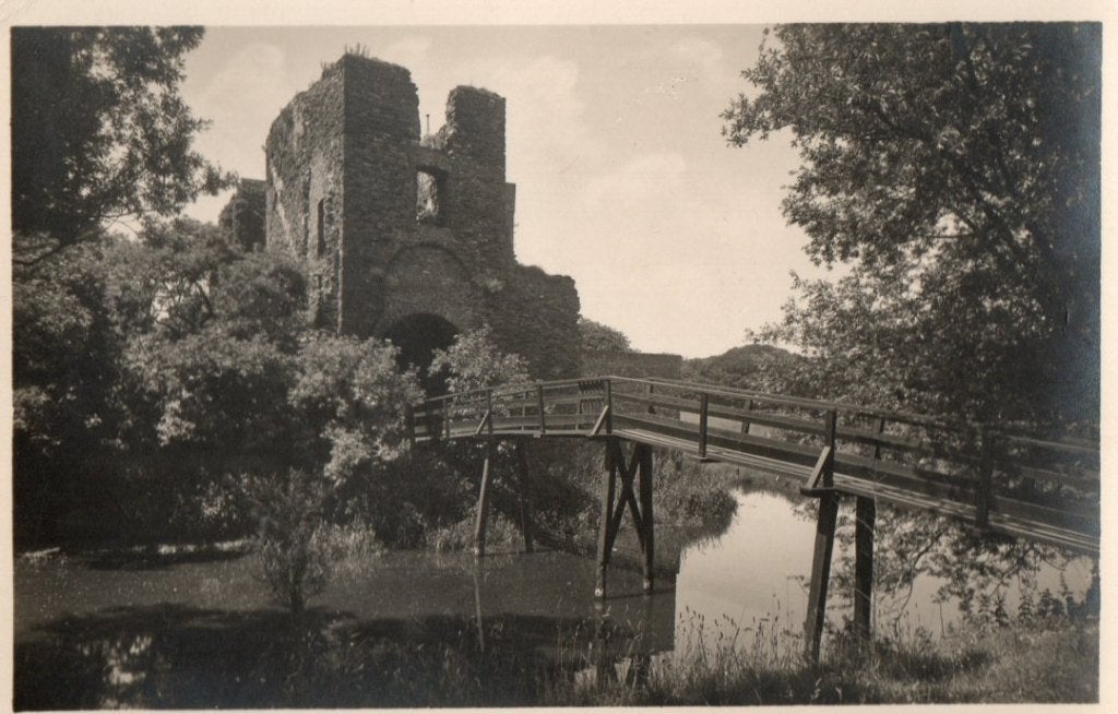 Santpoort ruine van Brederode, Ophalen of Verzenden, 1940 tot 1960, Gelopen, Noord-Brabant