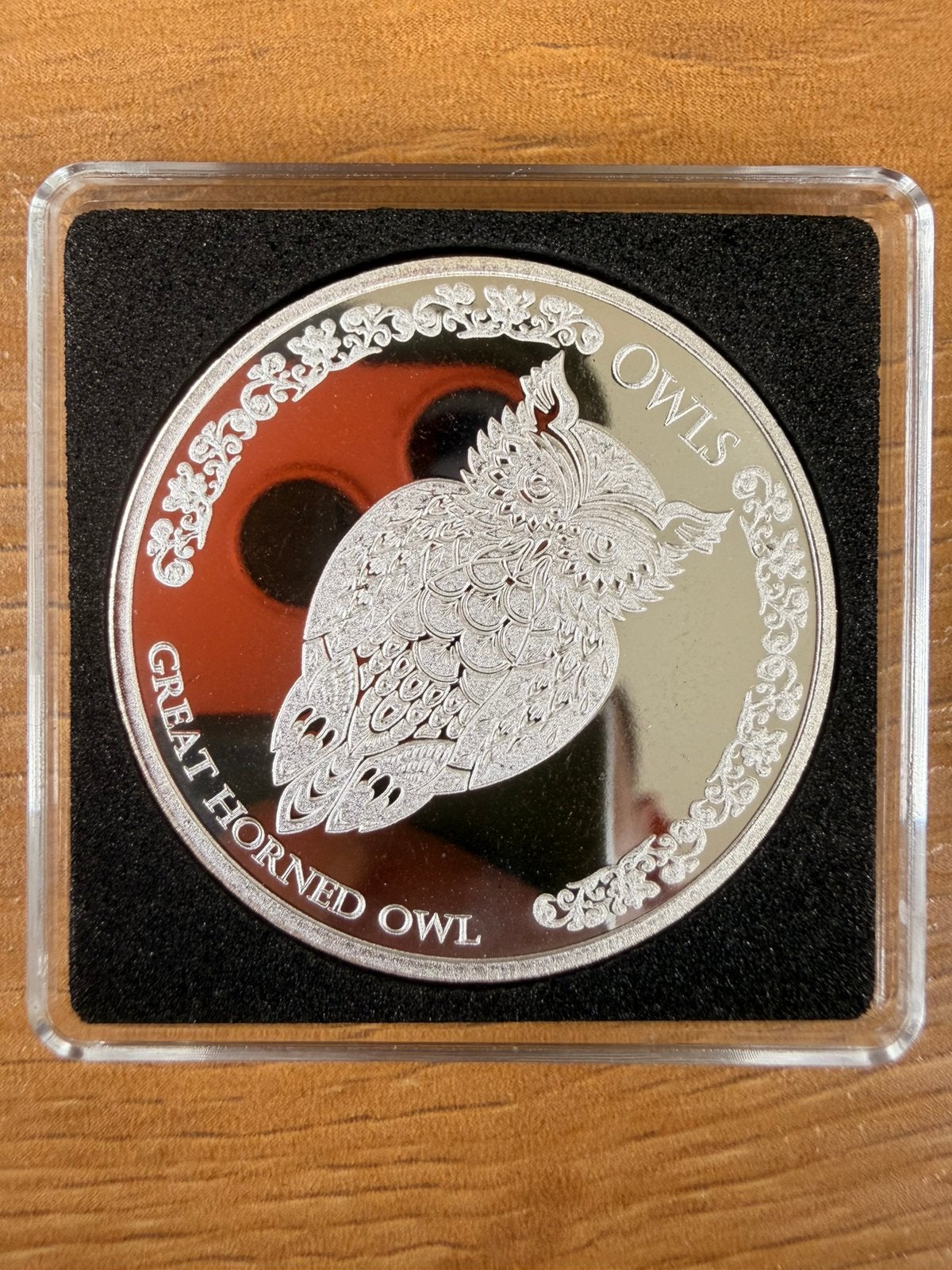 Tokelau Great Horned Owl 2021 – 1 Oz .999 Zilver, Postzegels en Munten, Ophalen of Verzenden, Zilver