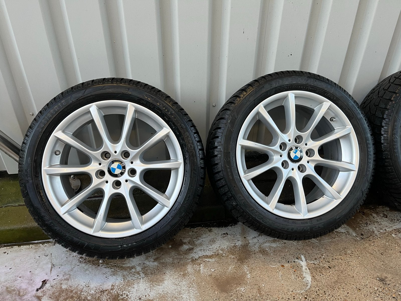 BMW 5 serie F10 6 serie F14 Winterbanden met Velgen 18 inch, Ophalen, 18 inch, Banden en Velgen, Winterbanden