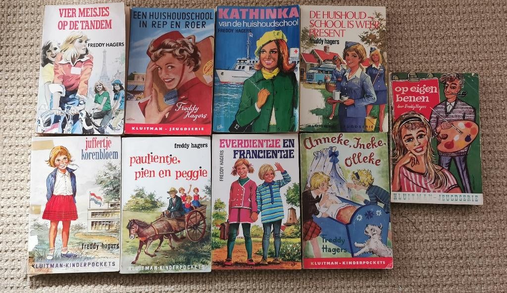 107 .. 9 boeken van freddy hagers, Boeken, Ophalen of Verzenden