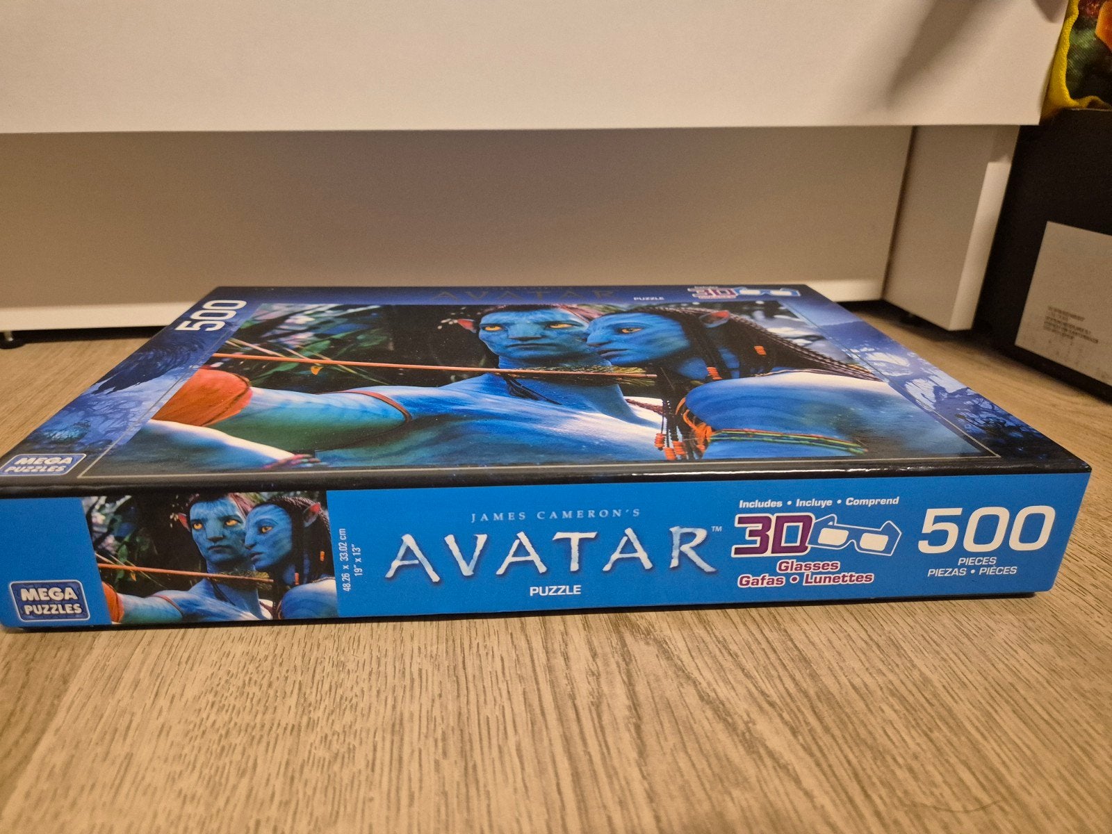 Avatar 3D puzzel 500 stukjes met 3D bril, Ophalen of Verzenden