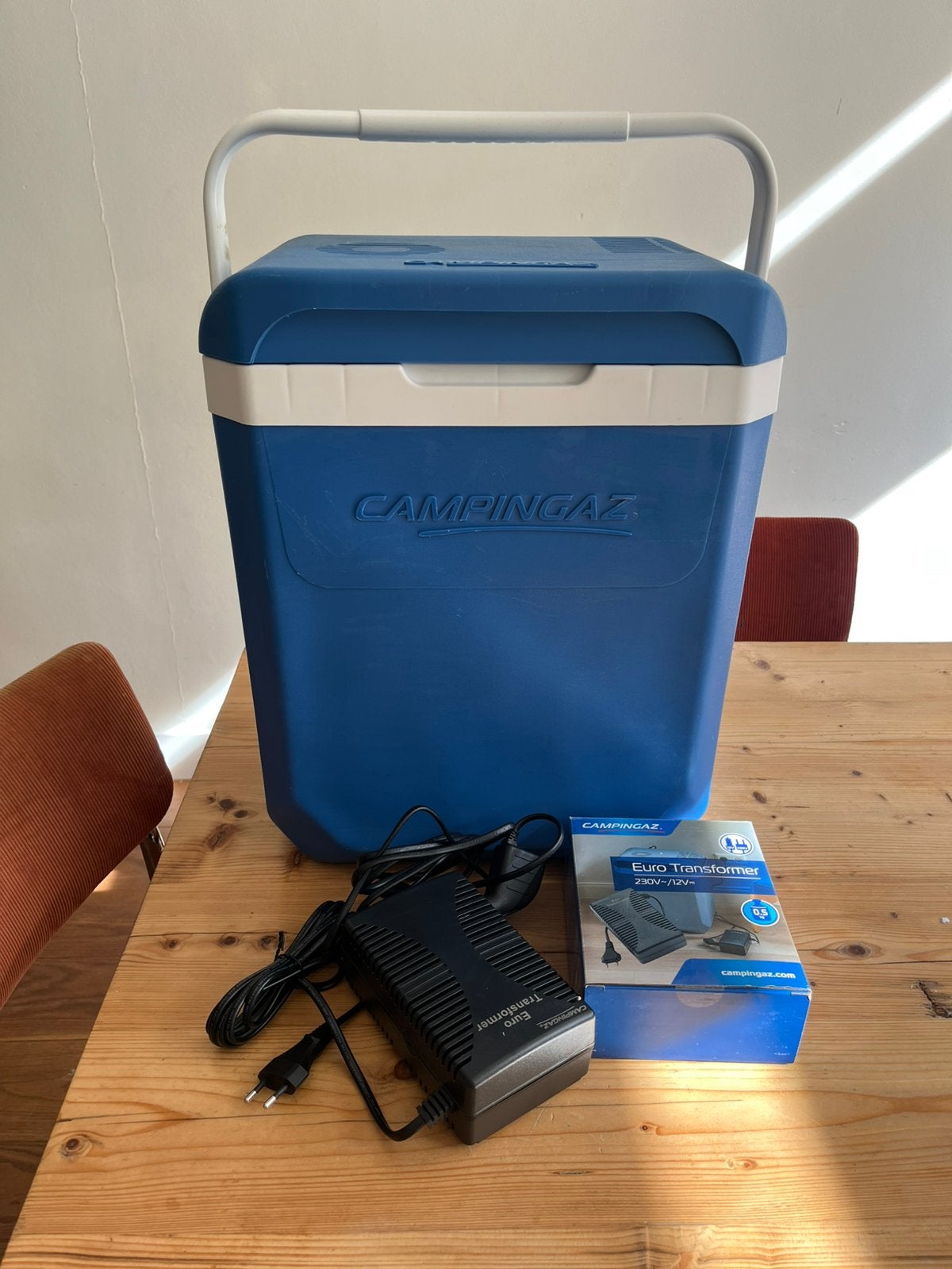 Campingaz 28L elektrische koelbox 12V + 230V adapter, Ophalen, Zo goed als nieuw, Elektrisch
