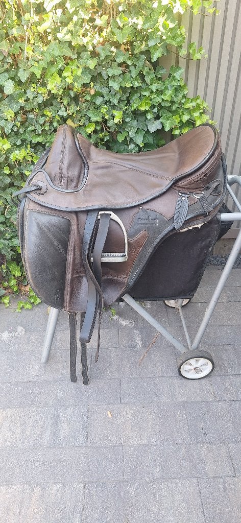 Barefoot Cherokee Maat 2 met zadelkar, pad, beugels, singel, Gebruikt, Overige merken, XL (18 inch of meer), Ophalen of Verzenden