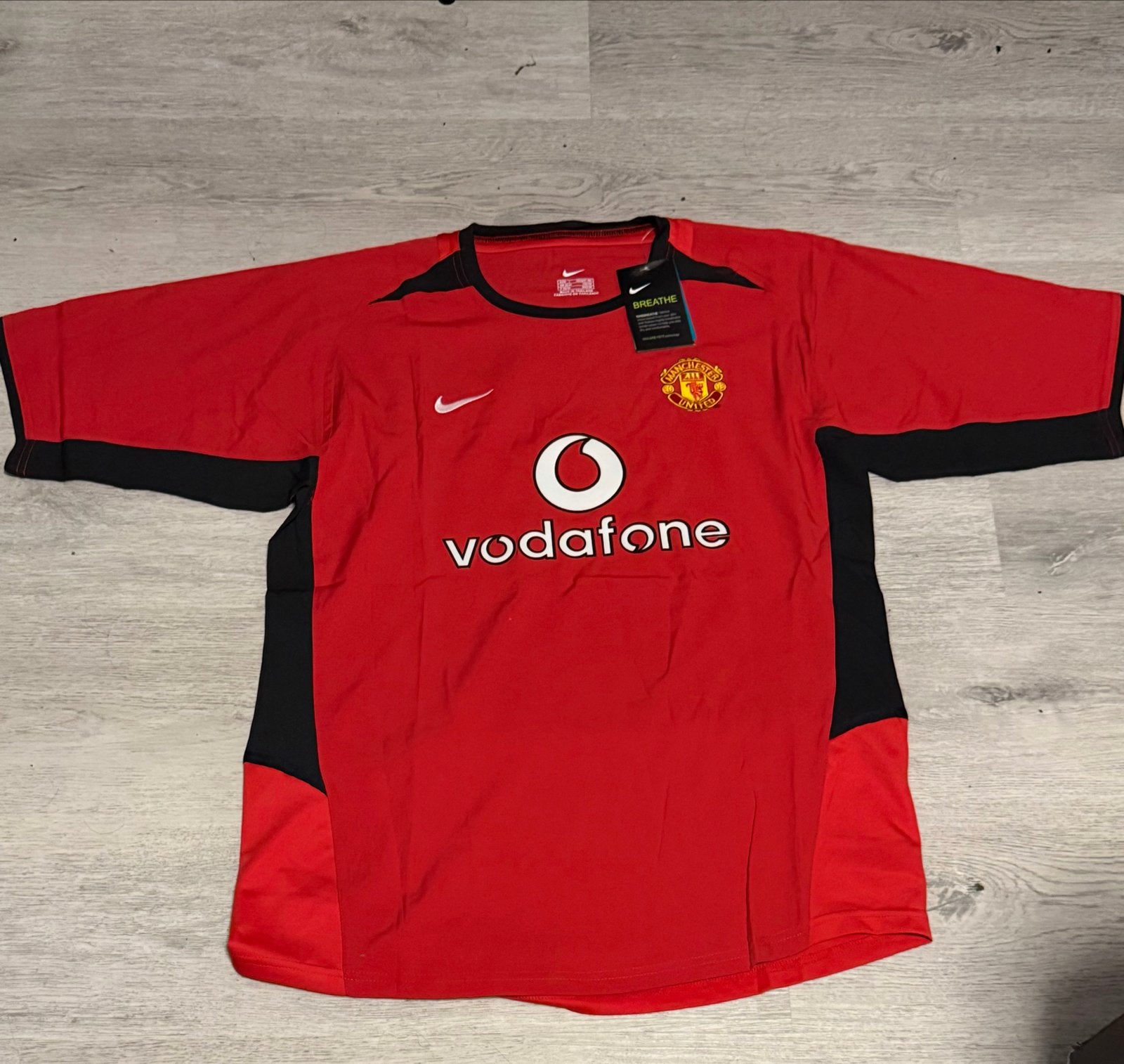 Nike Retro Vodafone Man Utd Van Nistelrooy Shirt Maat L, Maat L, Ophalen of Verzenden, Nieuw, Shirt