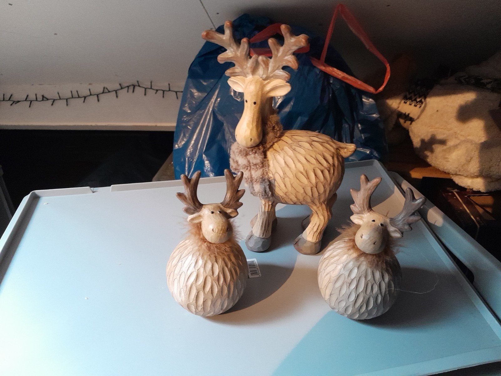 Kerst elandjes, Ophalen