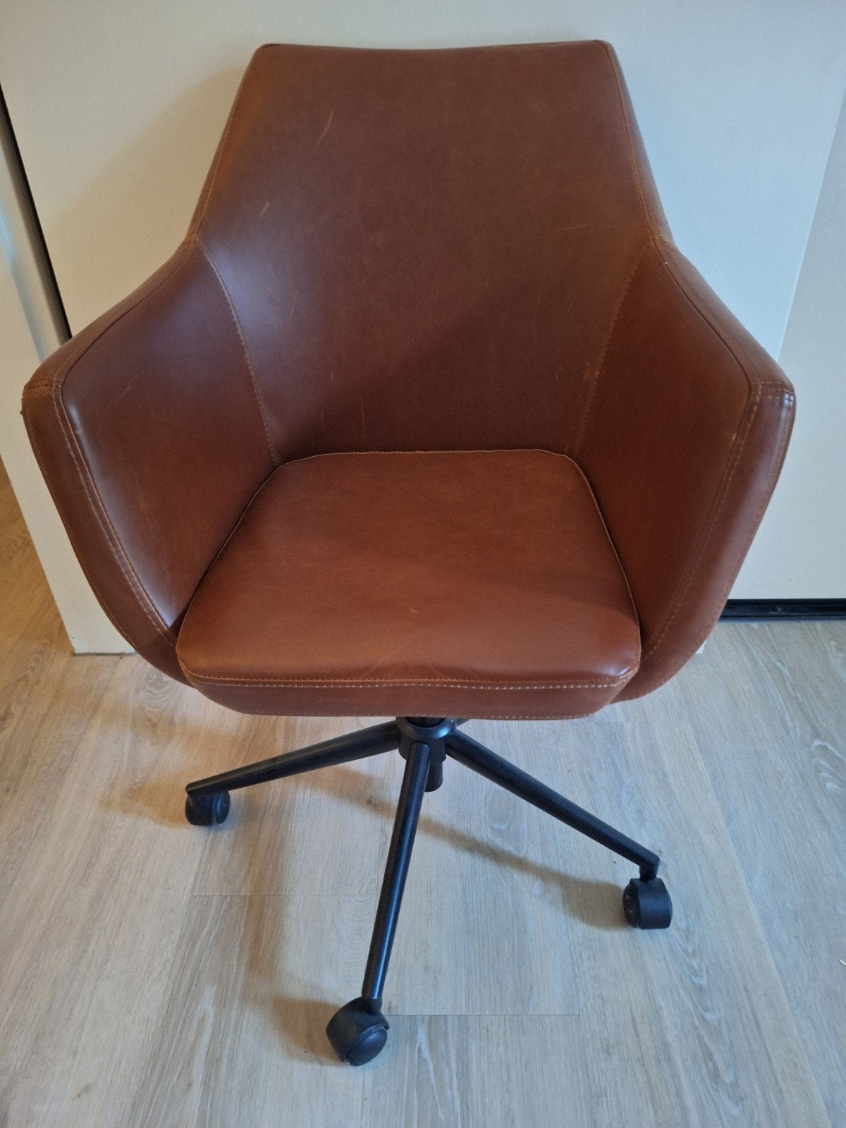 Bureaustoel Uppsala, Ophalen, Zo goed als nieuw, Bruin, Bureaustoel