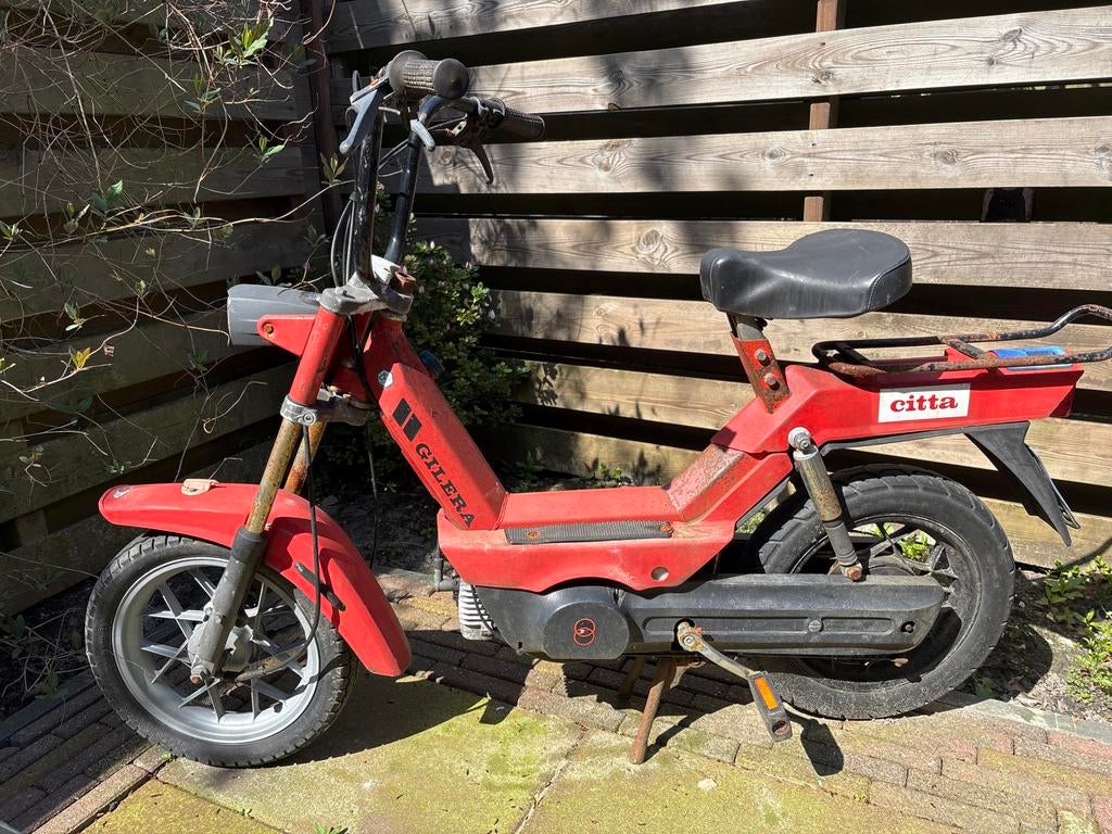 Citta Gilera met kenteken, Fietsen en Brommers, Snorfietsen en Snorscooters, Ophalen, Gebruikt, Tweetakt, Gilera