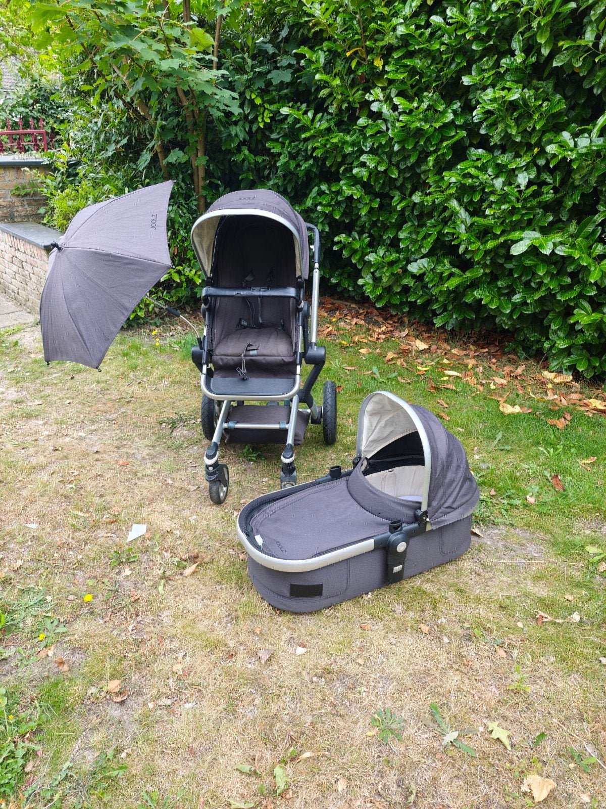 Joolz Day 2 kinderwagen compleet met parasol en reiswieg, Ophalen