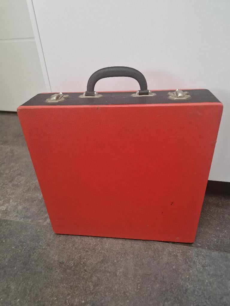 koffer voor vinyl / lp platen / harmonica platenkoffer, Audio, Tv en Foto, Platenspelers, Ophalen of Verzenden, Gebruikt, Platenspeler-onderdeel
