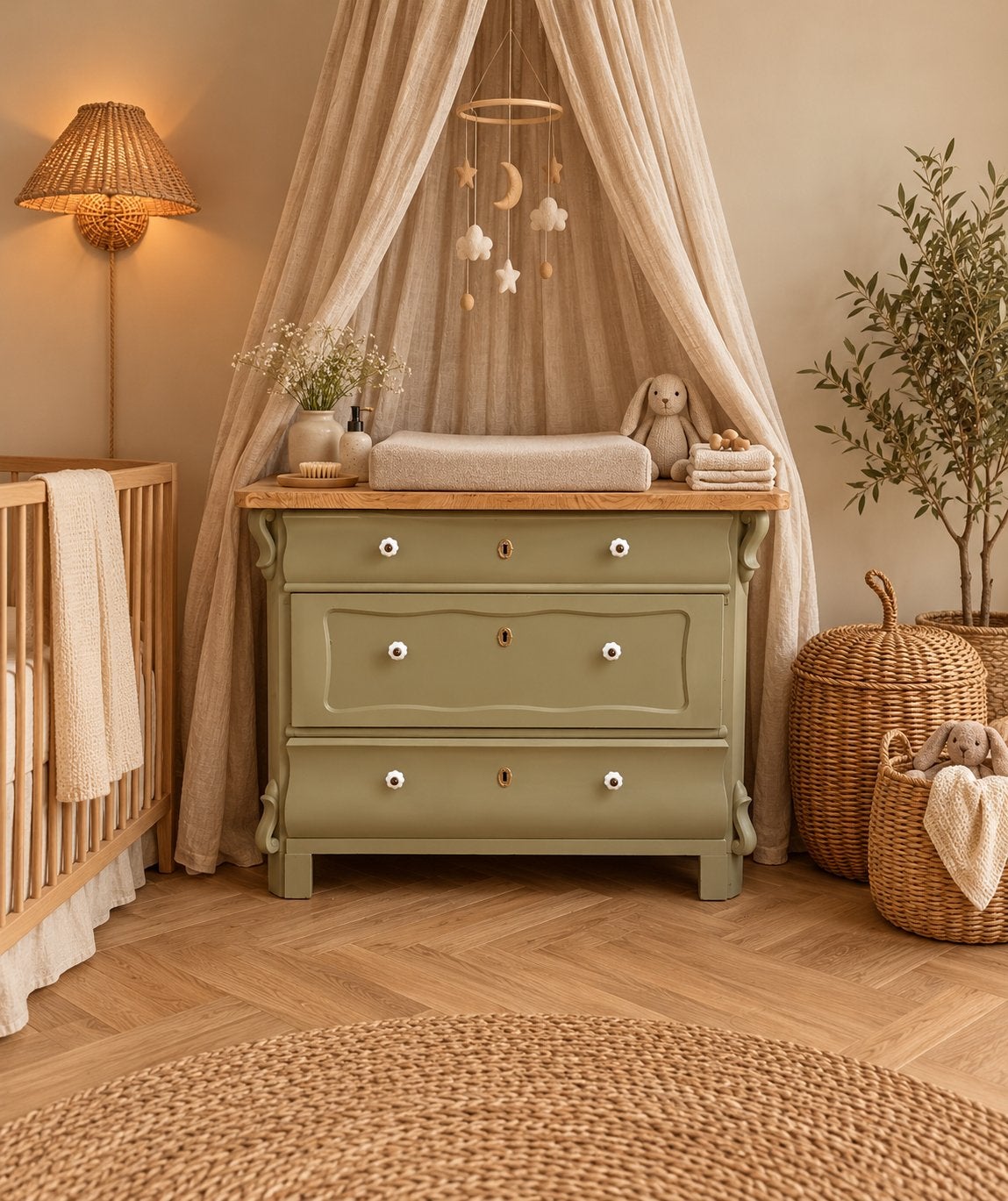 Vintage ladekast commode dressoir babykamer meidenkast, Huis en Inrichting, Ophalen, Zo goed als nieuw, Nvt, Minder dan 100 cm