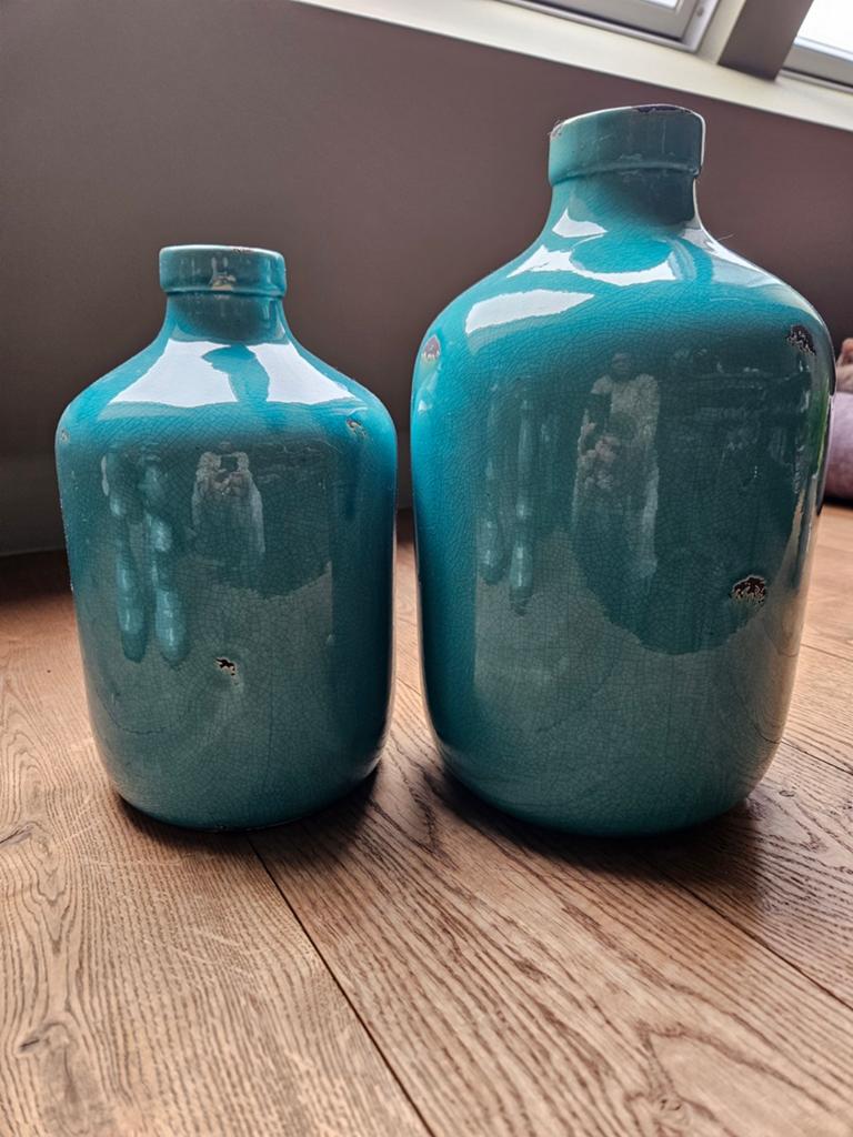 Keramiek met een ' crackle ' glazuurafwerking, Ophalen, Overige materialen, Gebruikt, Overige kleuren