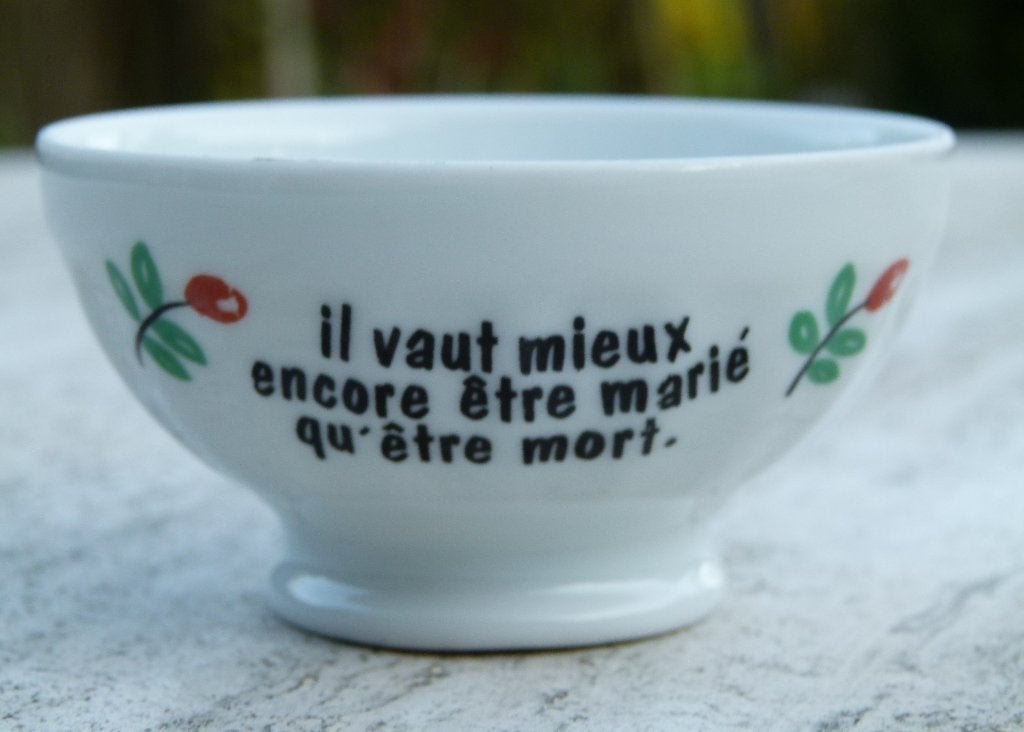 Limoges Vive La France 4 Snack / Dessert Kommen, Overige merken, Nieuw, Ophalen of Verzenden, Kom(men)