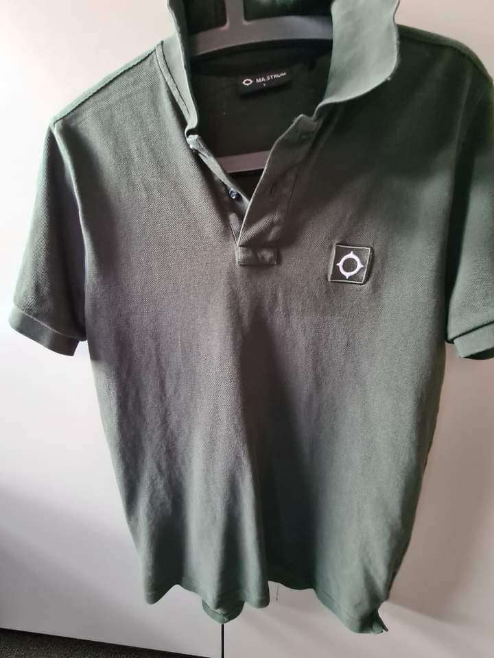 Ma.strum polo army green maat S, Verzenden, Groen, Maat 46 (S) of kleiner, MA.STRUM