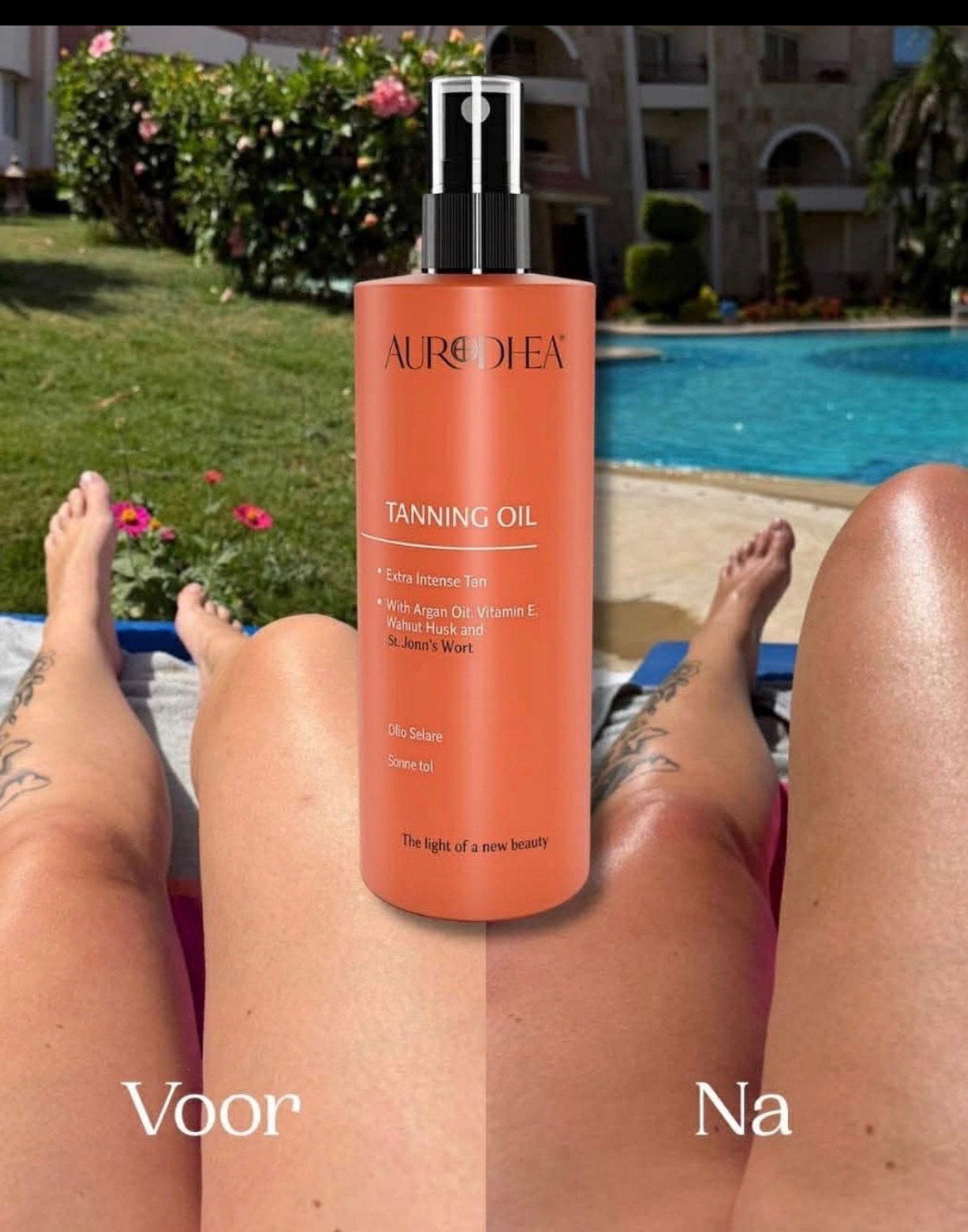 Tanning oil extra intense tan, Ophalen of Verzenden, Nieuw, Zonnebrand of After Sun