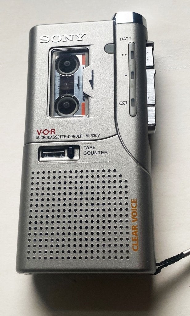 Sony microcassette recorder, Audio, Tv en Foto, Ophalen of Verzenden, Sony