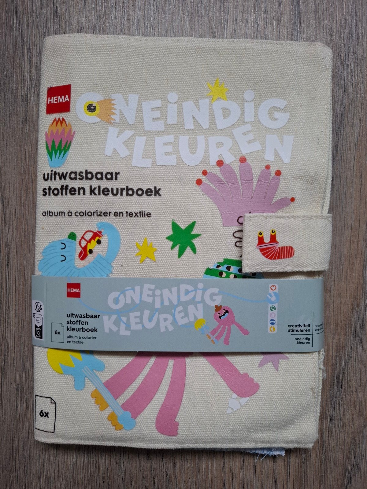 Uitwisbaar stoffen kleurboek, Ophalen of Verzenden, Nieuw