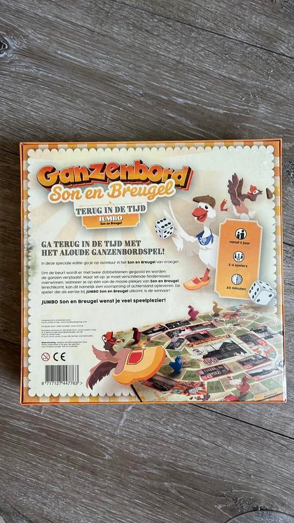 Ganzenbord Son en Breugel, Hobby en Vrije tijd, Gezelschapsspellen | Bordspellen, Ophalen, Nieuw