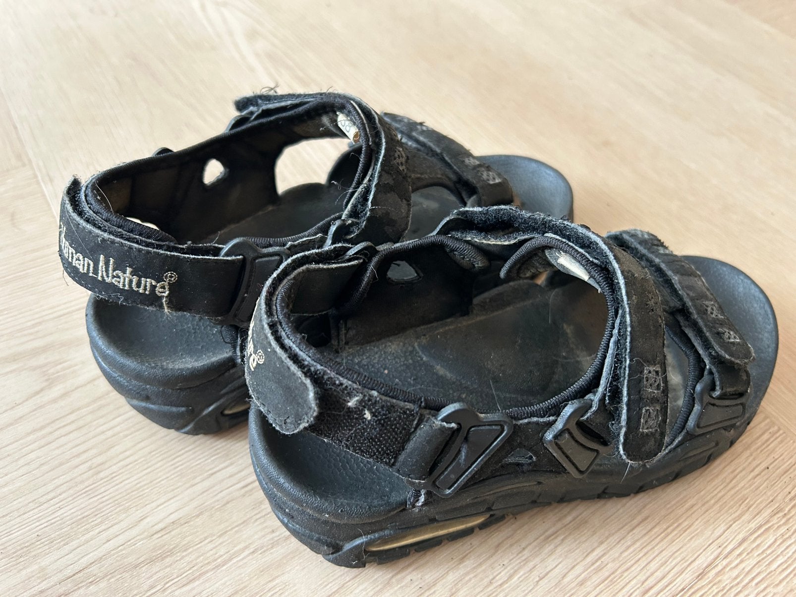 Human Nature Sandalen - Maat 38, Kleding | Dames, Schoenen, Ophalen of Verzenden, Gedragen, Zwart, Sandalen of Muiltjes