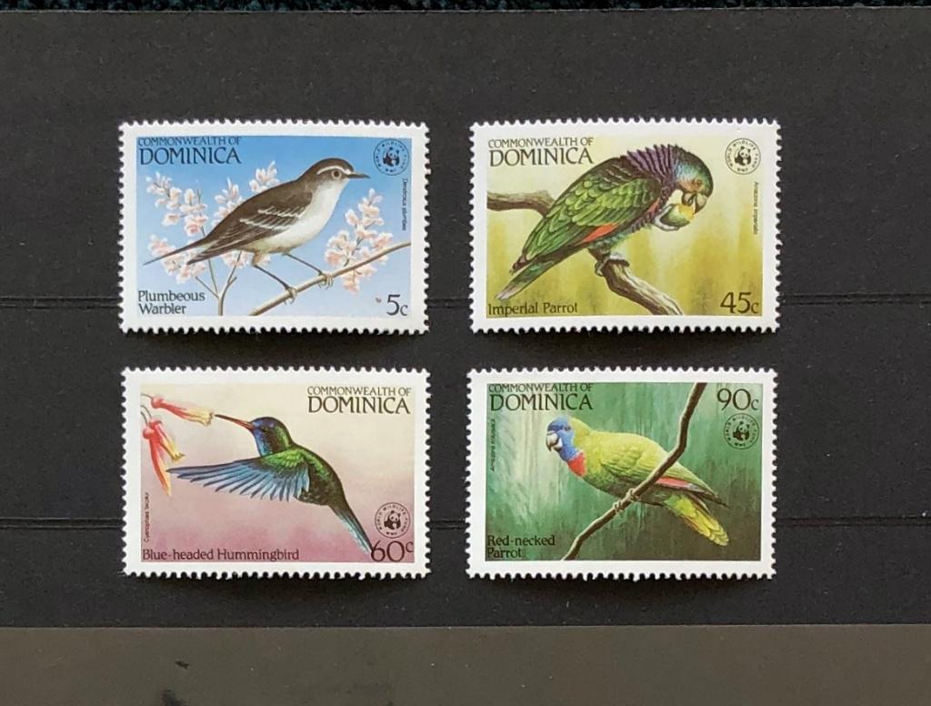 WWF WNF Dominica 1984 Postfris Vogels, Ophalen of Verzenden, Postfris, Dier of Natuur