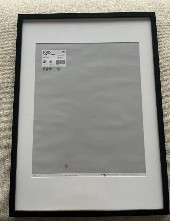 Fotolijst Ikea Nieuw 50x70 cm, Audio, Tv en Foto, Fotografie | Fotolijsten, Ophalen, Nieuw, Wissellijst, Zwart