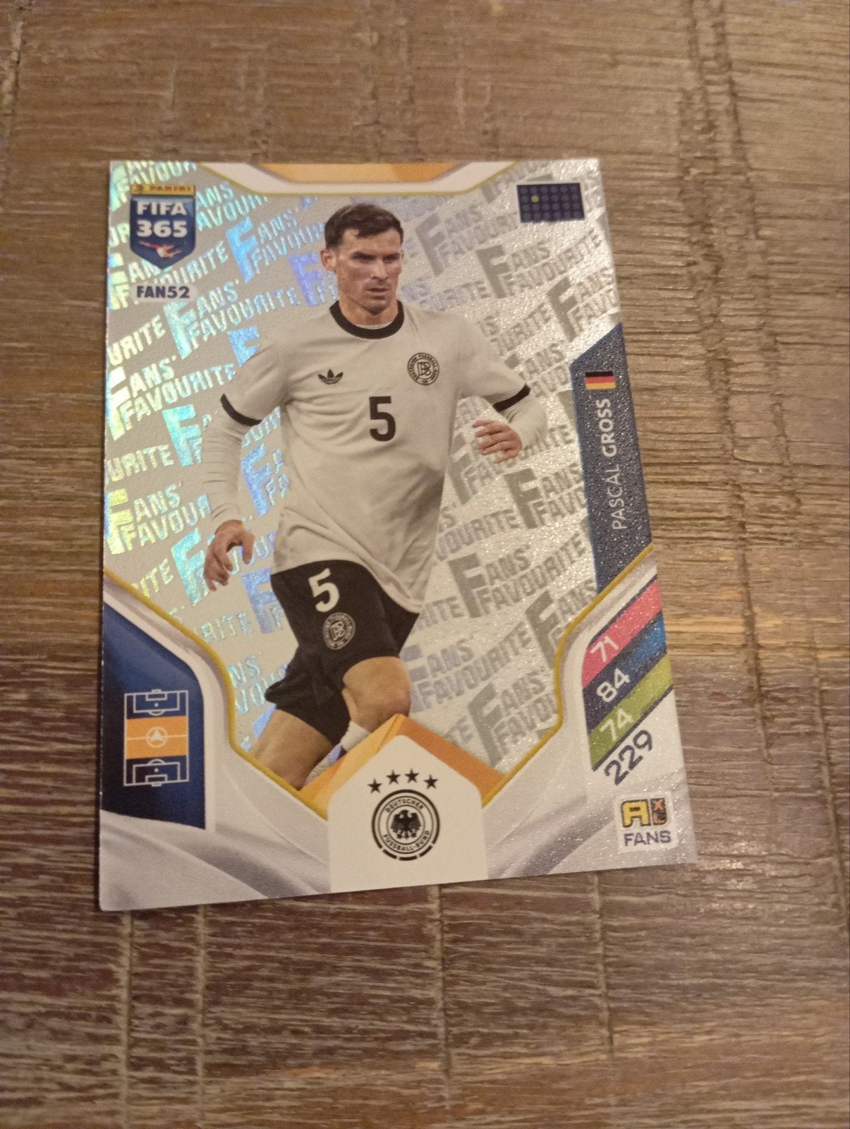 Panini FIFA 365 2026 Voetbalkaartje Pascal Gross Fans52, Ophalen of Verzenden, Buitenlandse clubs, Poster, Plaatje of Sticker