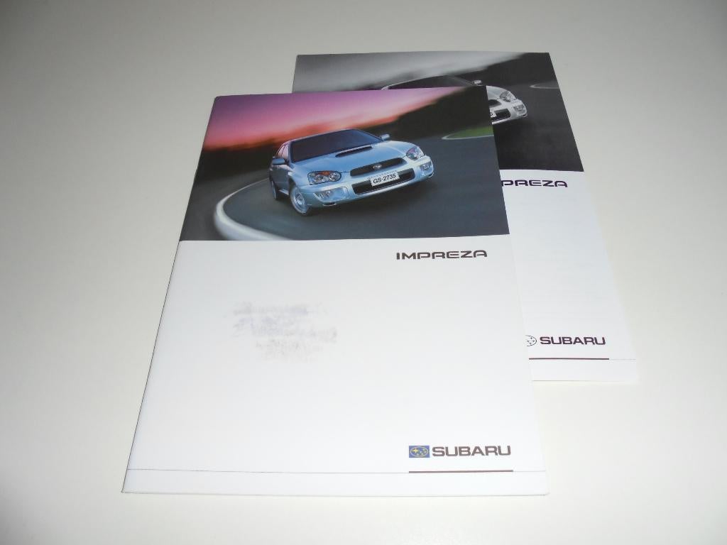 brochure Subaru Impreza  2003, Ophalen of Verzenden, Zo goed als nieuw, Overige merken