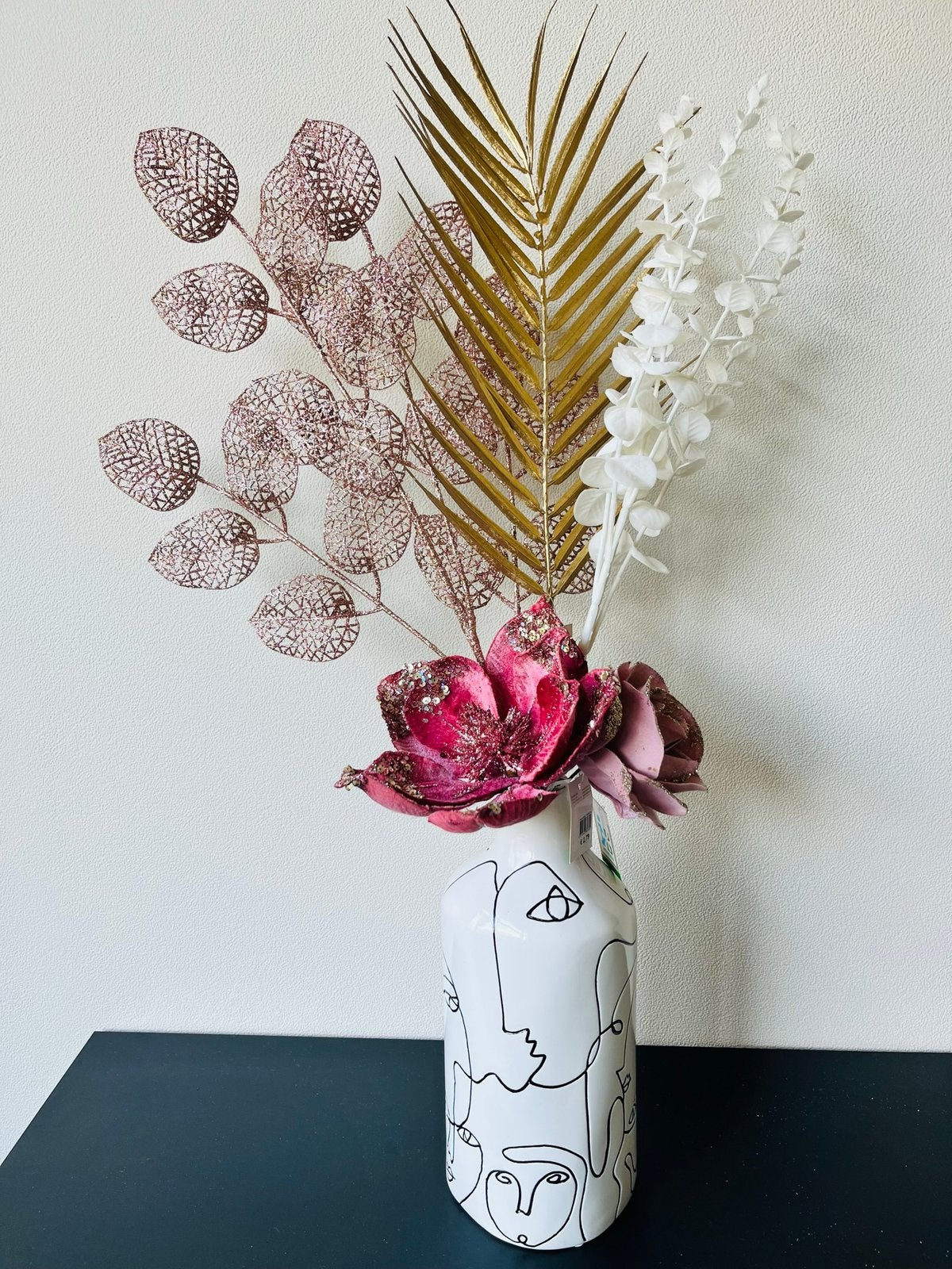Kunstbloemen/kunsttakken, Binnen, Roze, Kunstbloem, Nieuw