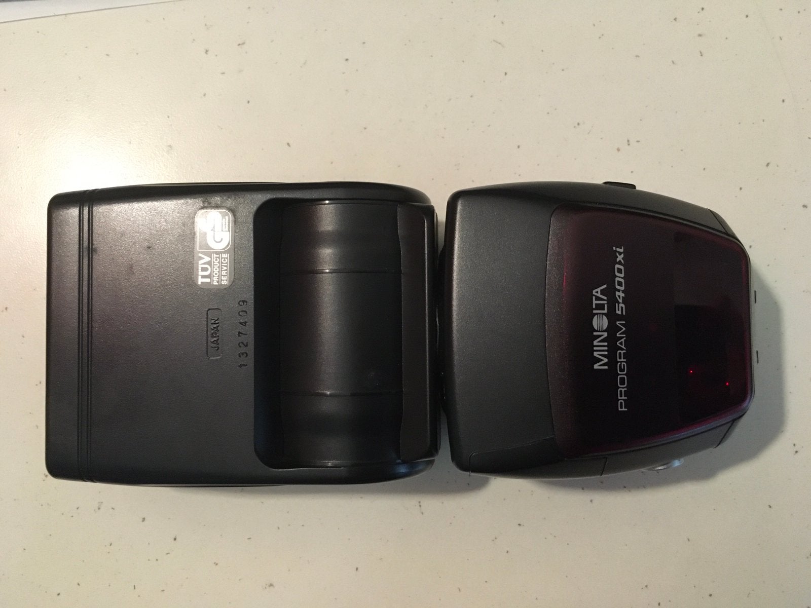 Minolta 5400xi flitser, Ophalen of Verzenden, Zo goed als nieuw, Overige merken, Kantelbaar