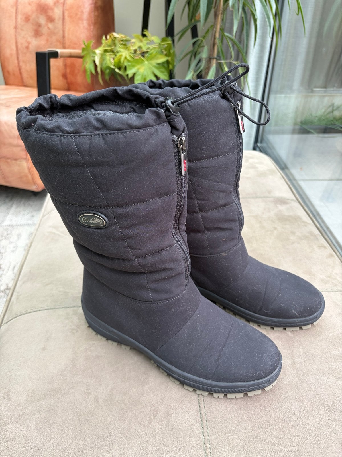 Olang dames snowboots - Maat 42- Zwart, Zwart, Snowboots, Ophalen of Verzenden, Zo goed als nieuw