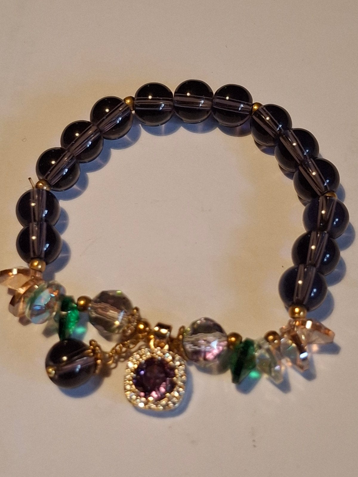 armband  amethist, Sieraden, Tassen en Uiterlijk, Ophalen of Verzenden