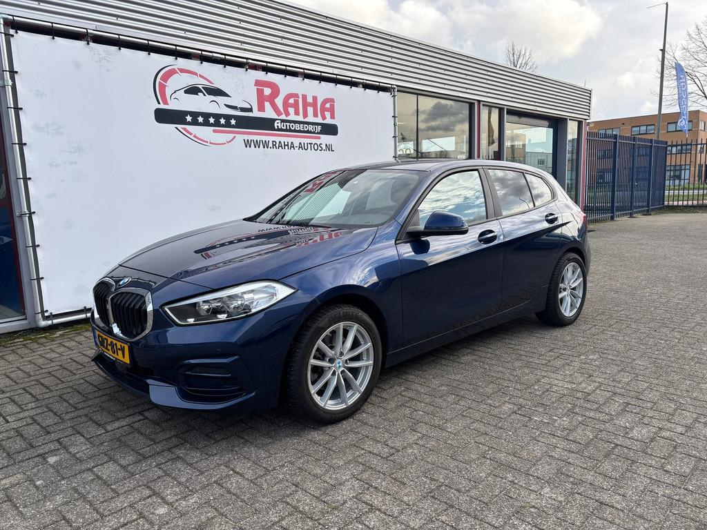 BMW 1-serie 118i Executive, Stof, Gebruikt, Blauw, Bedrijf