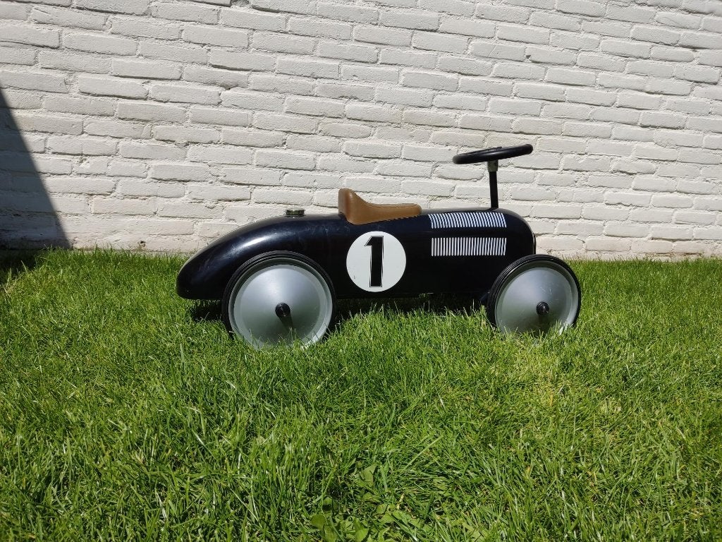 Retro Roller loopauto Jack zwart, Ophalen, Gebruikt, Loopvoertuig