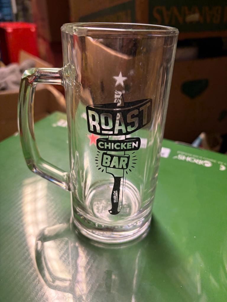 Glazen pul Heineken dubbeldruk, Ophalen