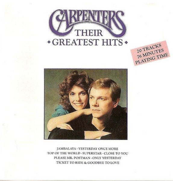 Carpenters - Their Greatest Hits (CD), Gebruikt, Pop, Ophalen of Verzenden, Inclusief doosje