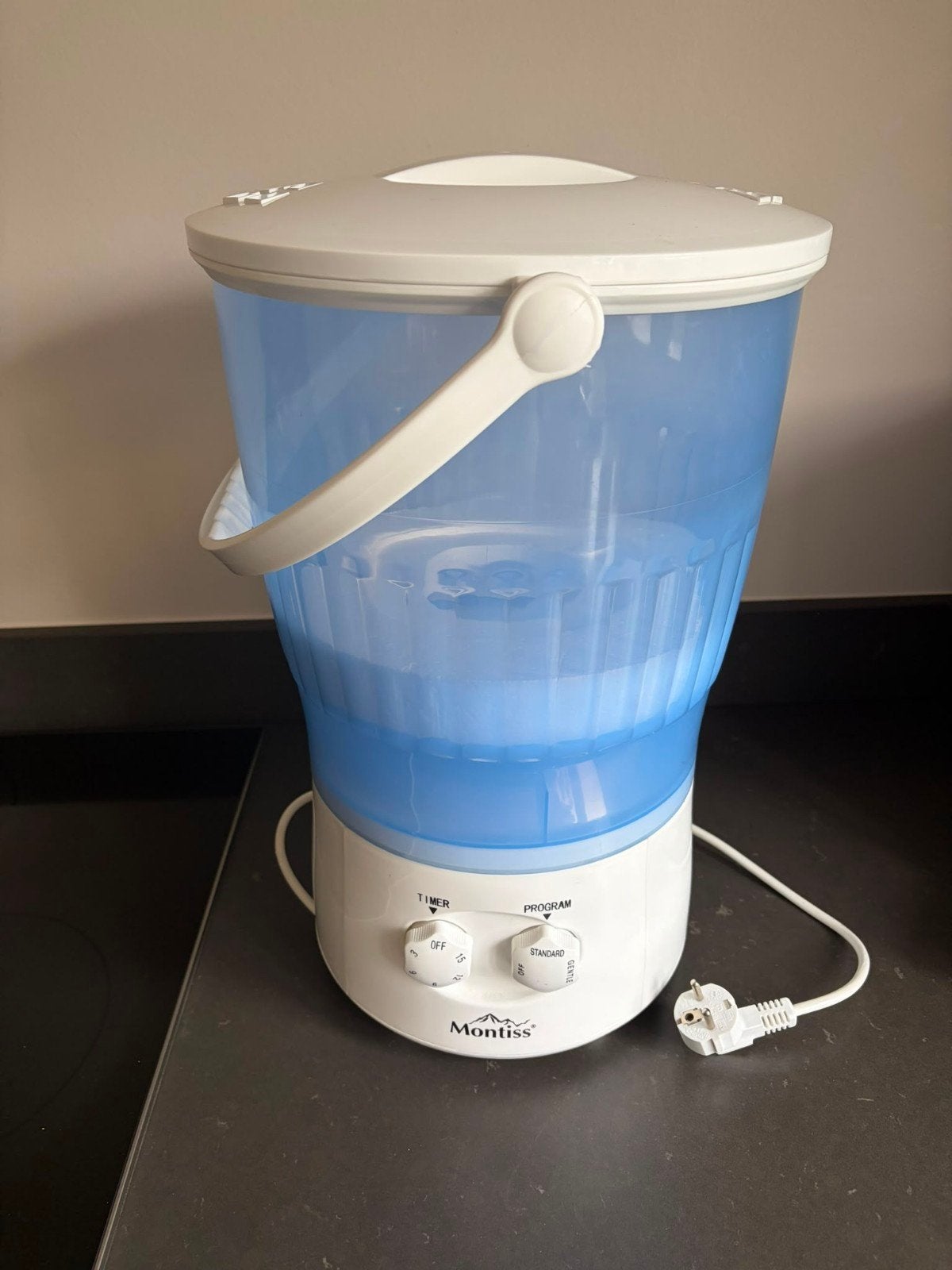 Montiss HWM5757M Wasmachine - Zo goed als nieuw, Witgoed en Apparatuur, Wasmachines, Ophalen, Zo goed als nieuw
