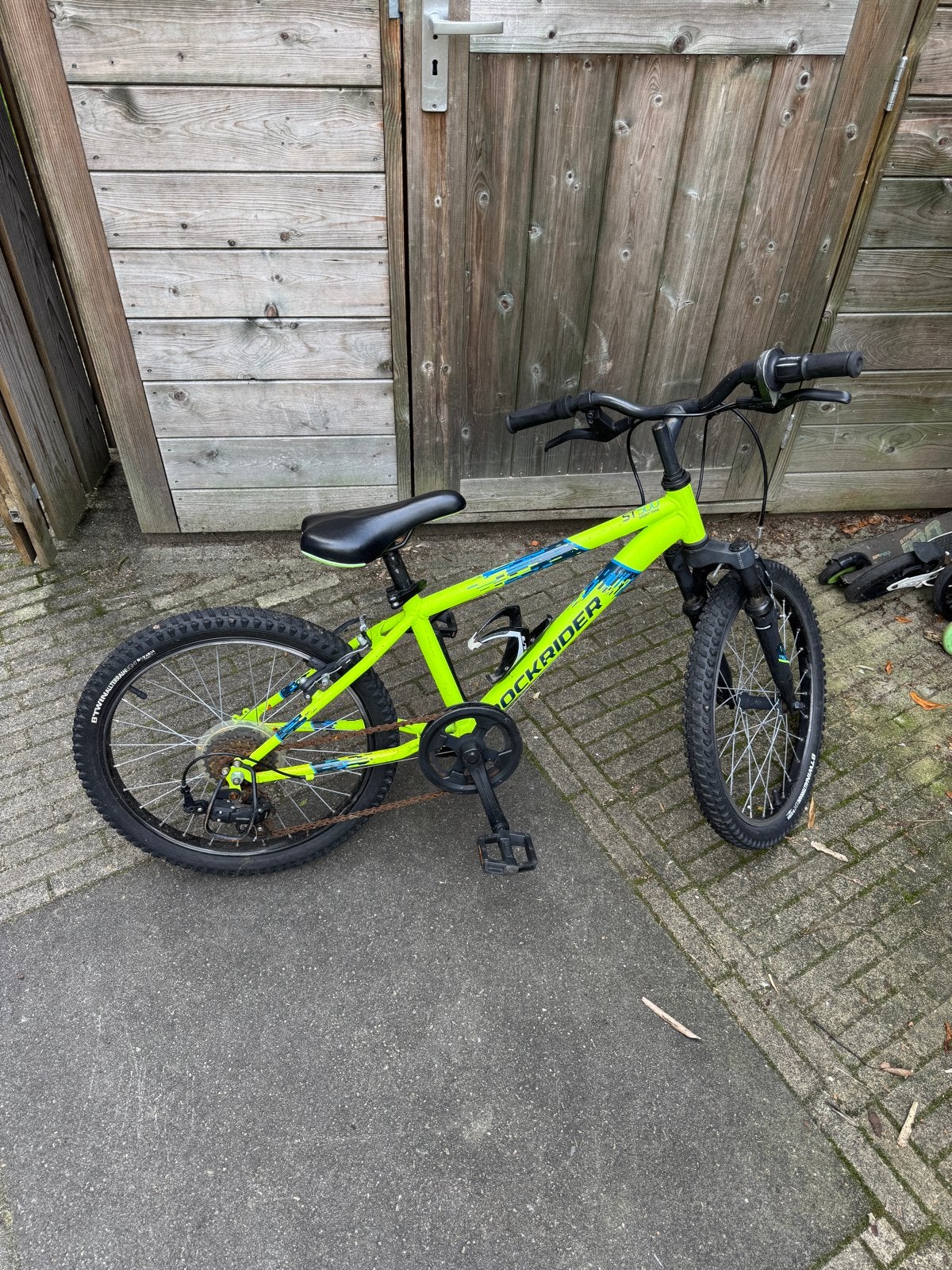 Rockrider ST500 kinderfiets - Gebruikt 20 inch, Fietsen en Brommers, Ophalen, Gebruikt, Velgrem, 20 inch of meer