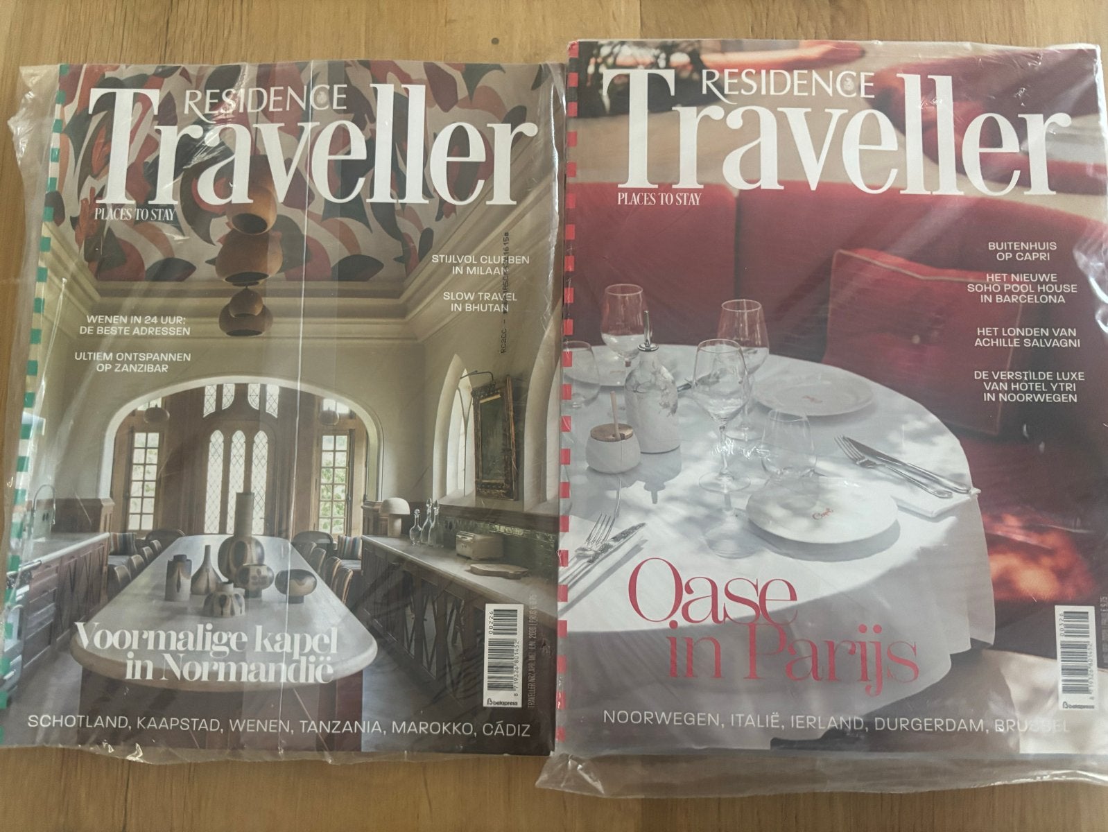 2x Residence Traveller Magazine - 2 edities, Ophalen of Verzenden, Nieuw, Overige typen