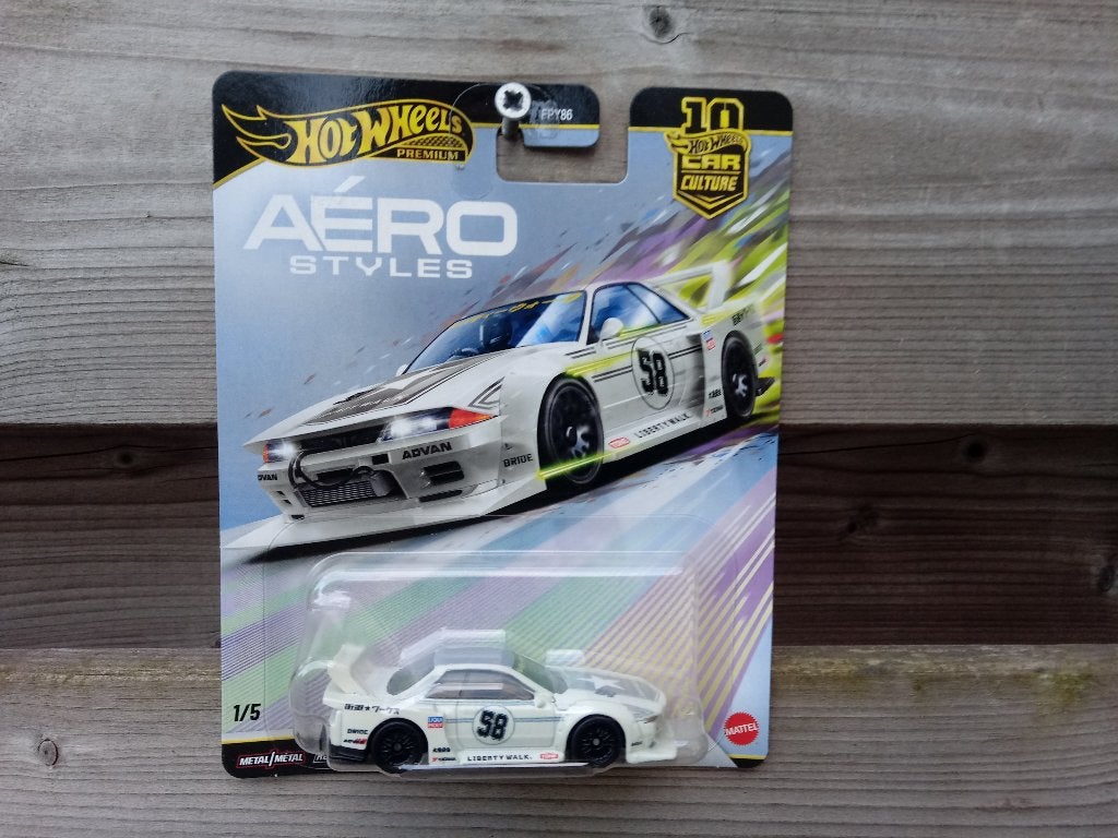 LB-Kaido Works Nissan Skyline R32 GT-R Hotwheels RealRiders, Ophalen, Nieuw, Auto
